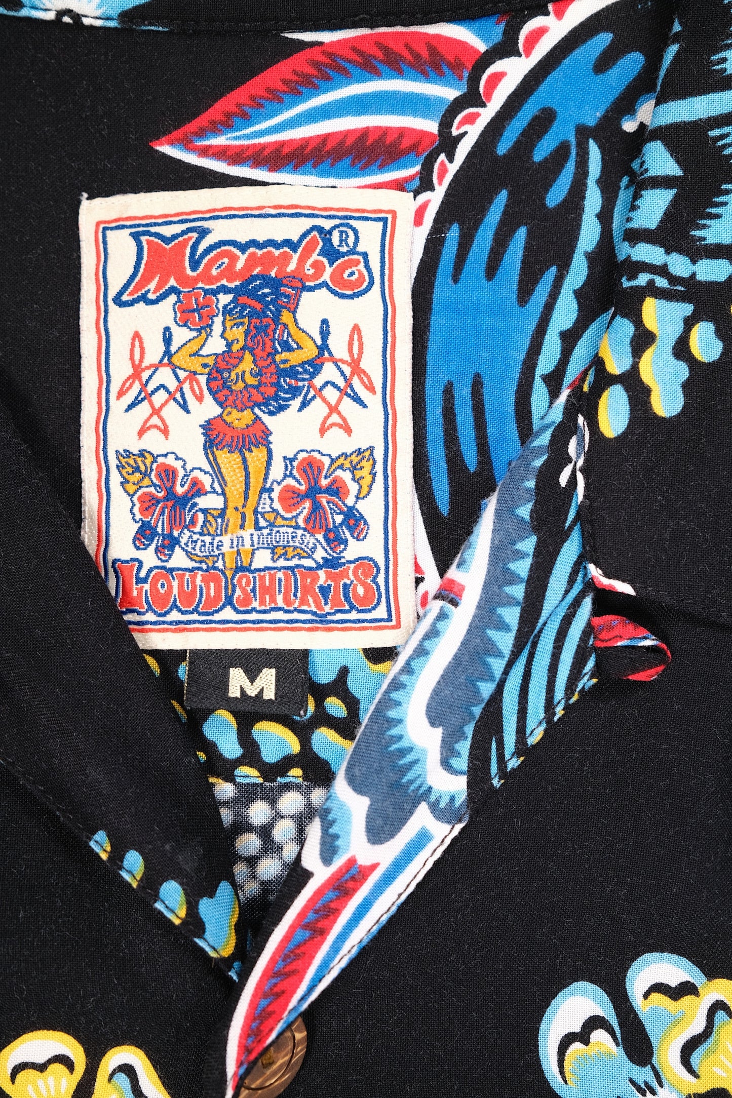Jim Mitchell "Black Tiki" Vintage Mambo Loud Shirt 101