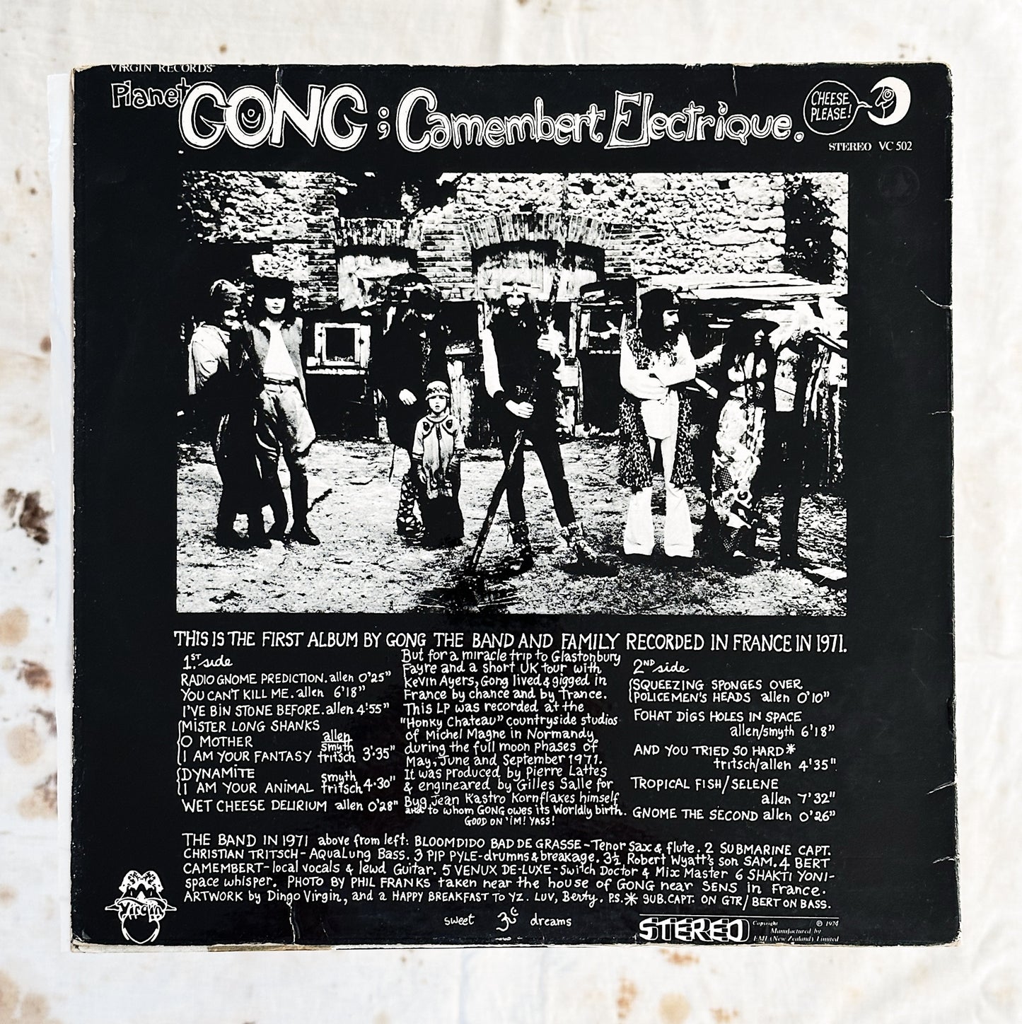 Gong / Camembert Musique LP
