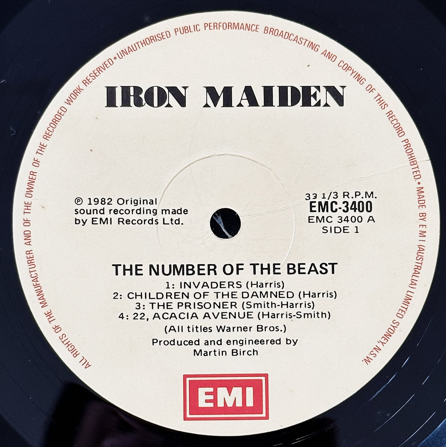 Iron Maiden / The Number of The Beast LP