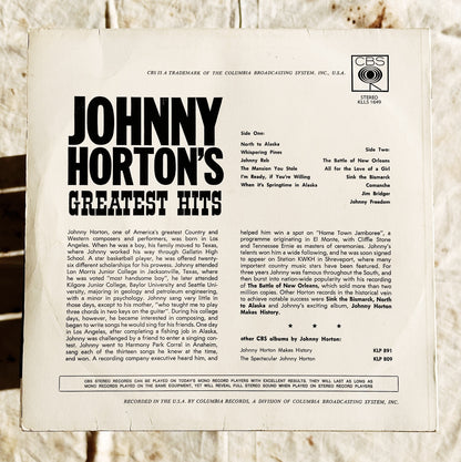 Johnny Horton / Johnny Horton's Greatest Hits LP