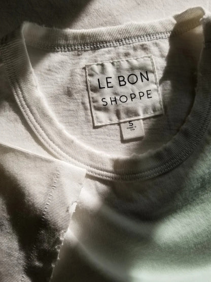 Le Bon Shoppe Vintage Boy Tee / Organic Cotton / White