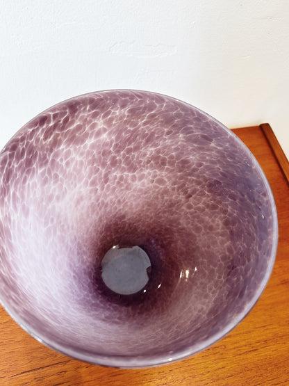 Mauve Art Glass Vase