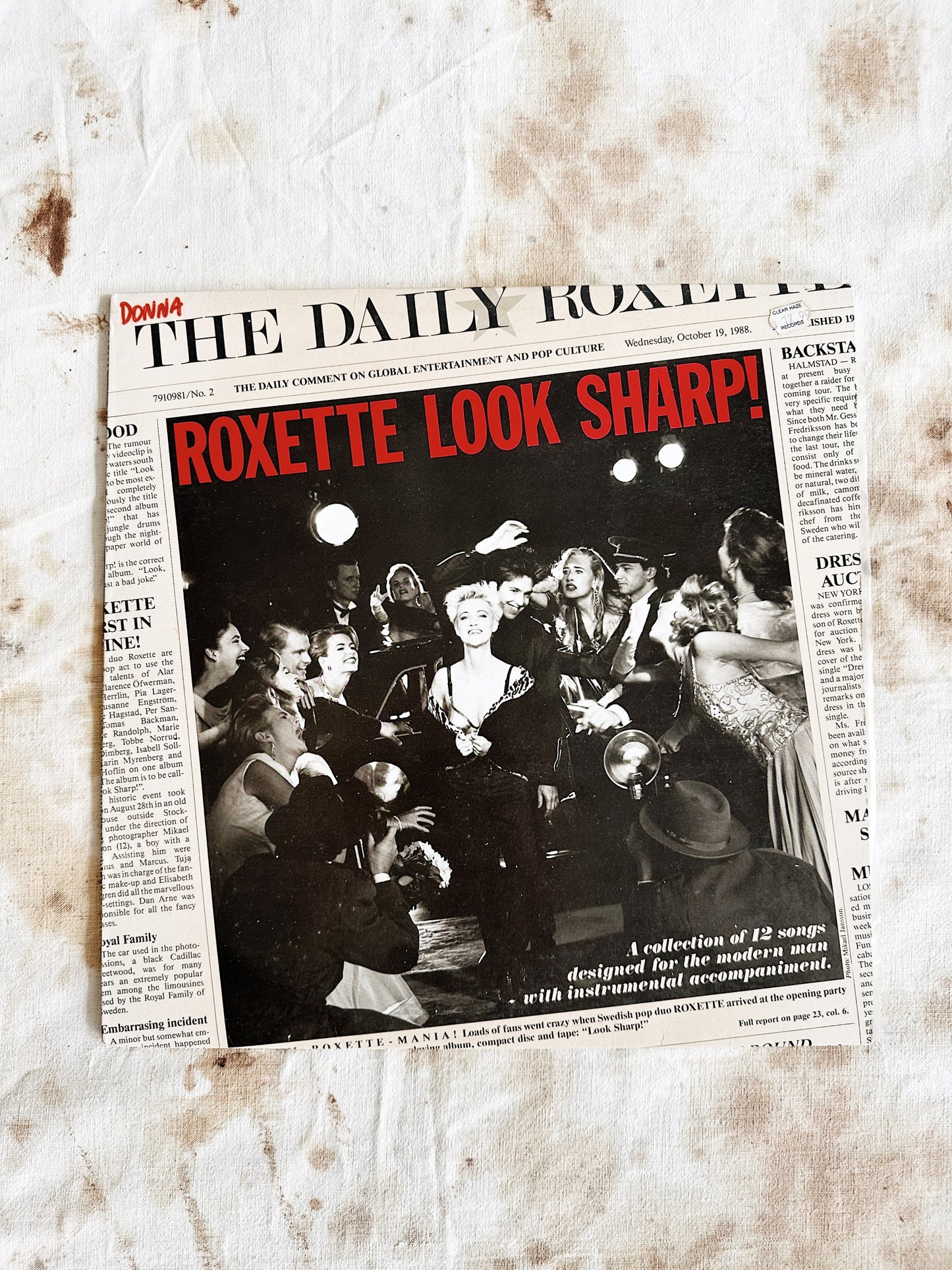 Roxette / Look Sharp! LP