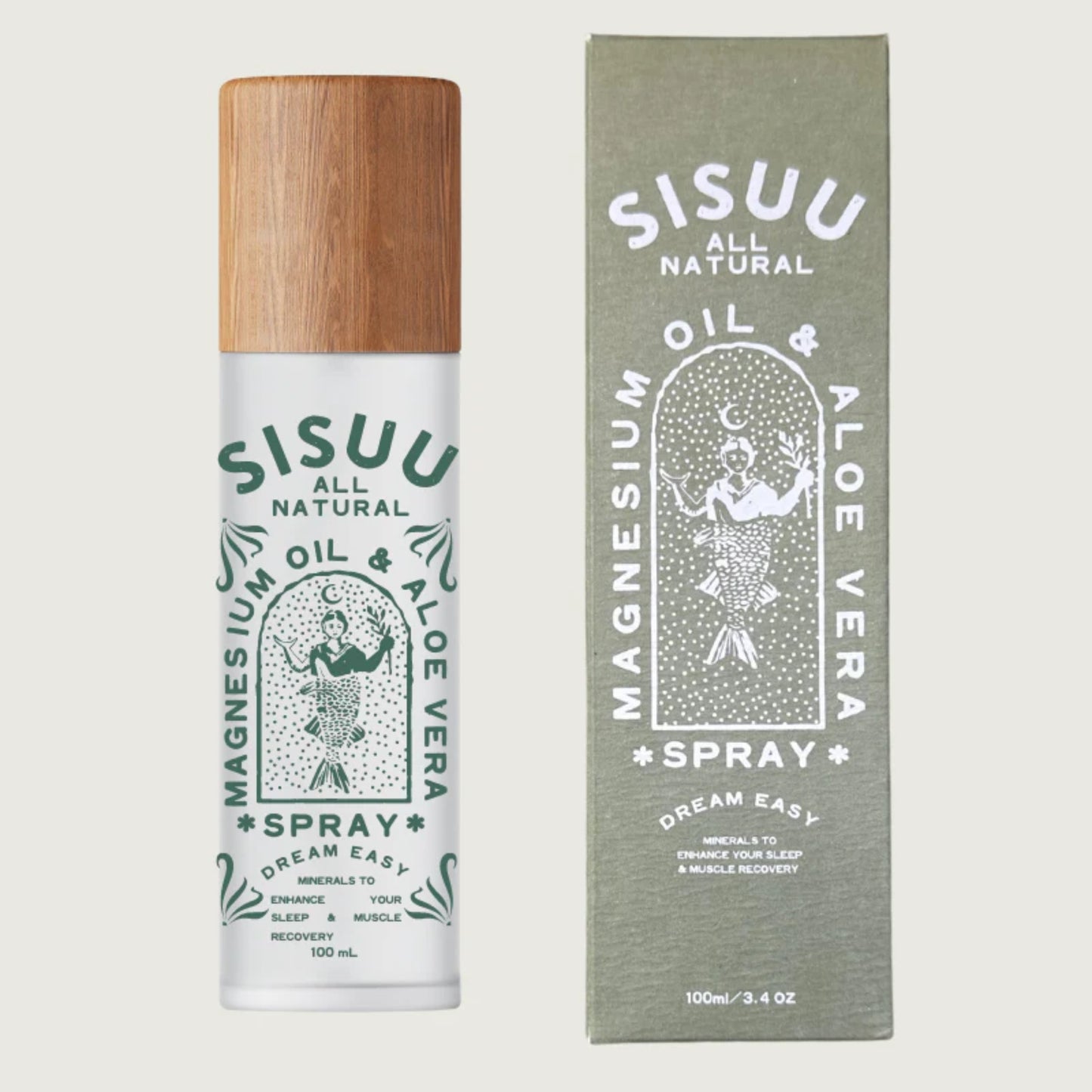 SISUU RECOVERY SPRAY : MAGNESIUM & ALOE VERA 100ml