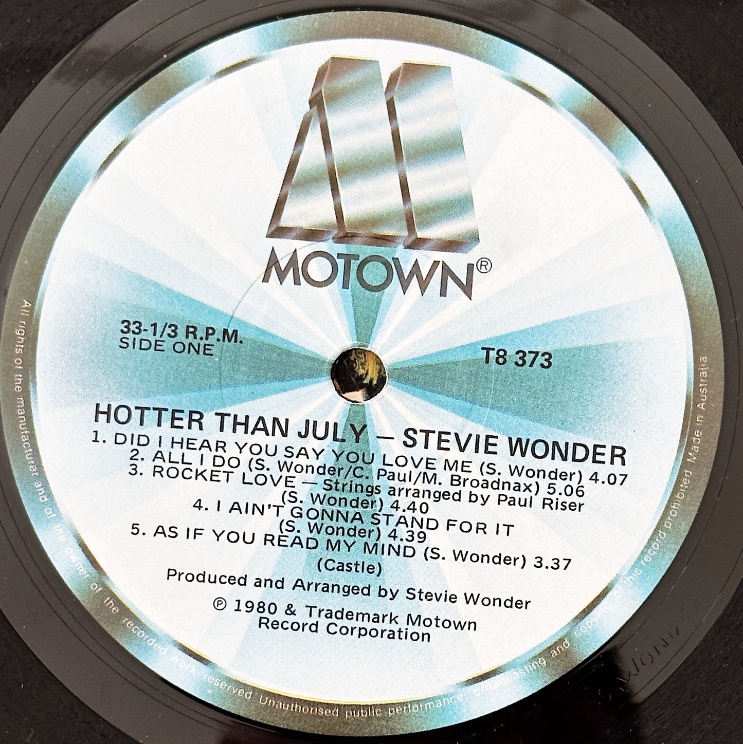 Stevie Wonder / Hotter Than July LP