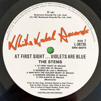 The Stems / At First Sight Violets Are Blue LP