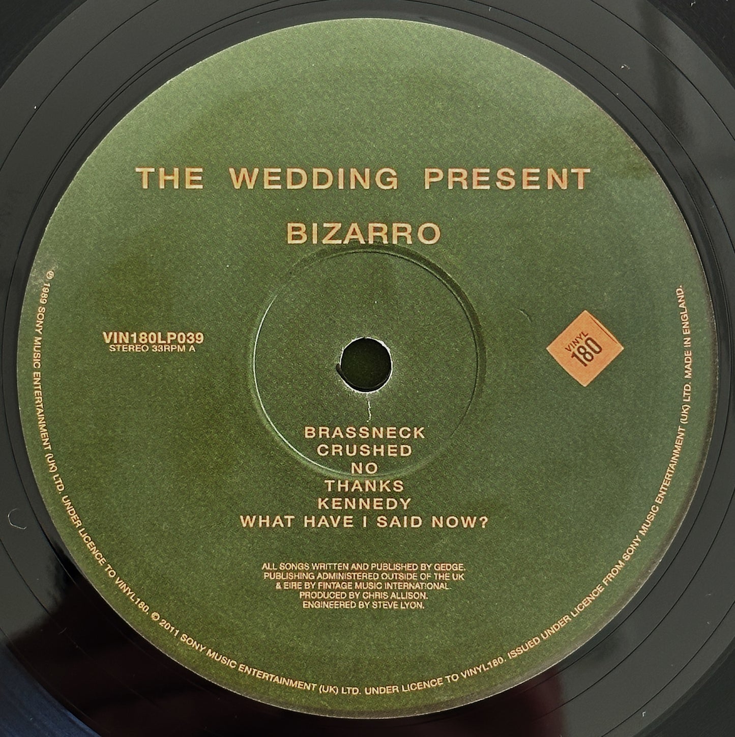 The Wedding Present / Bizarro LP