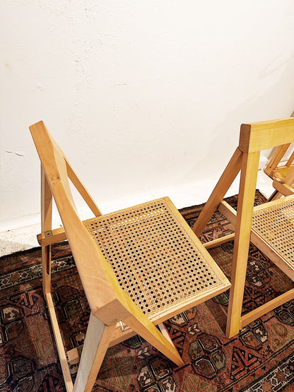 Vintage Aldo Jacober Trieste Folding Chair / Set of 2