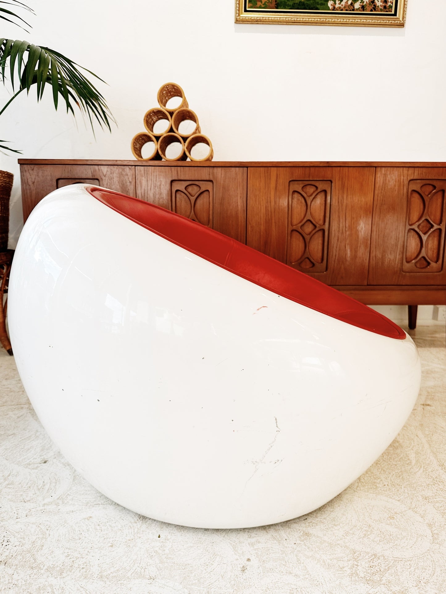 Vintage Eero Aarnio Egg Pod Ball Chair