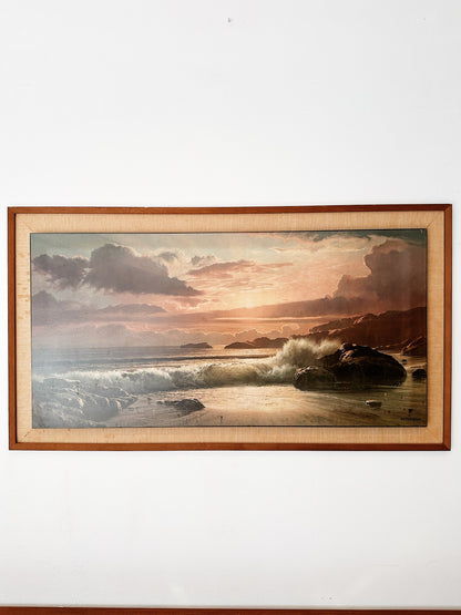 Vintage James A. Fetherolf "Sunset Splendour" Print