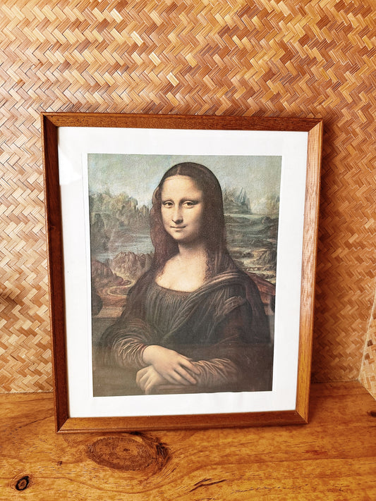 Vintage Mona Lisa Print