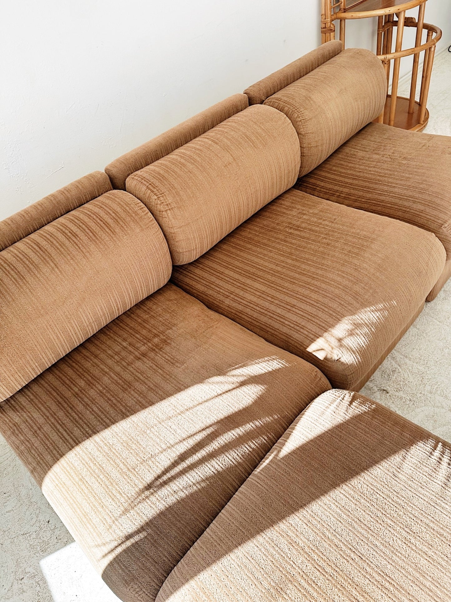 70s Vintage Parker Style Terry Modular Sofa