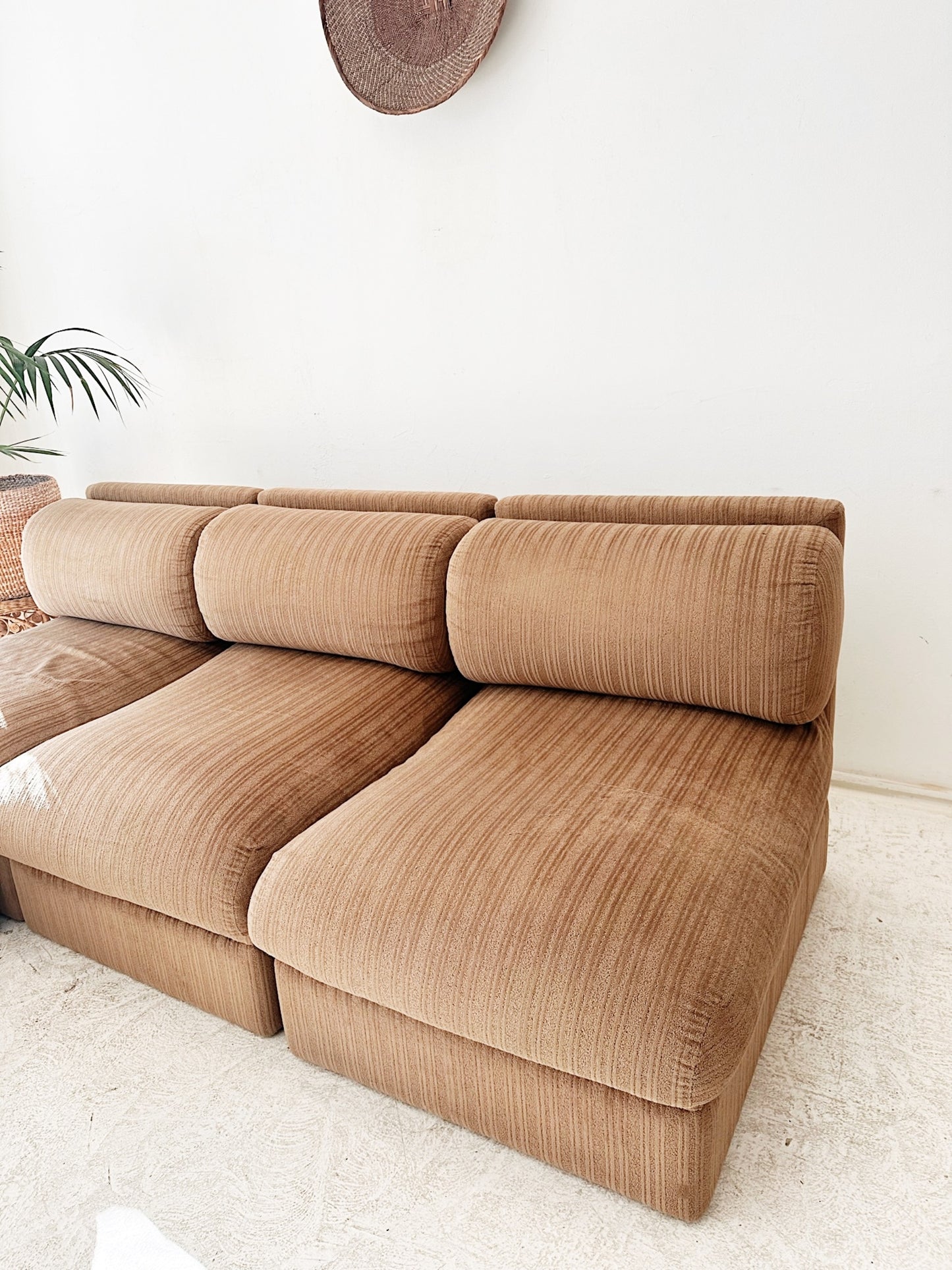 70s Vintage Parker Style Terry Modular Sofa