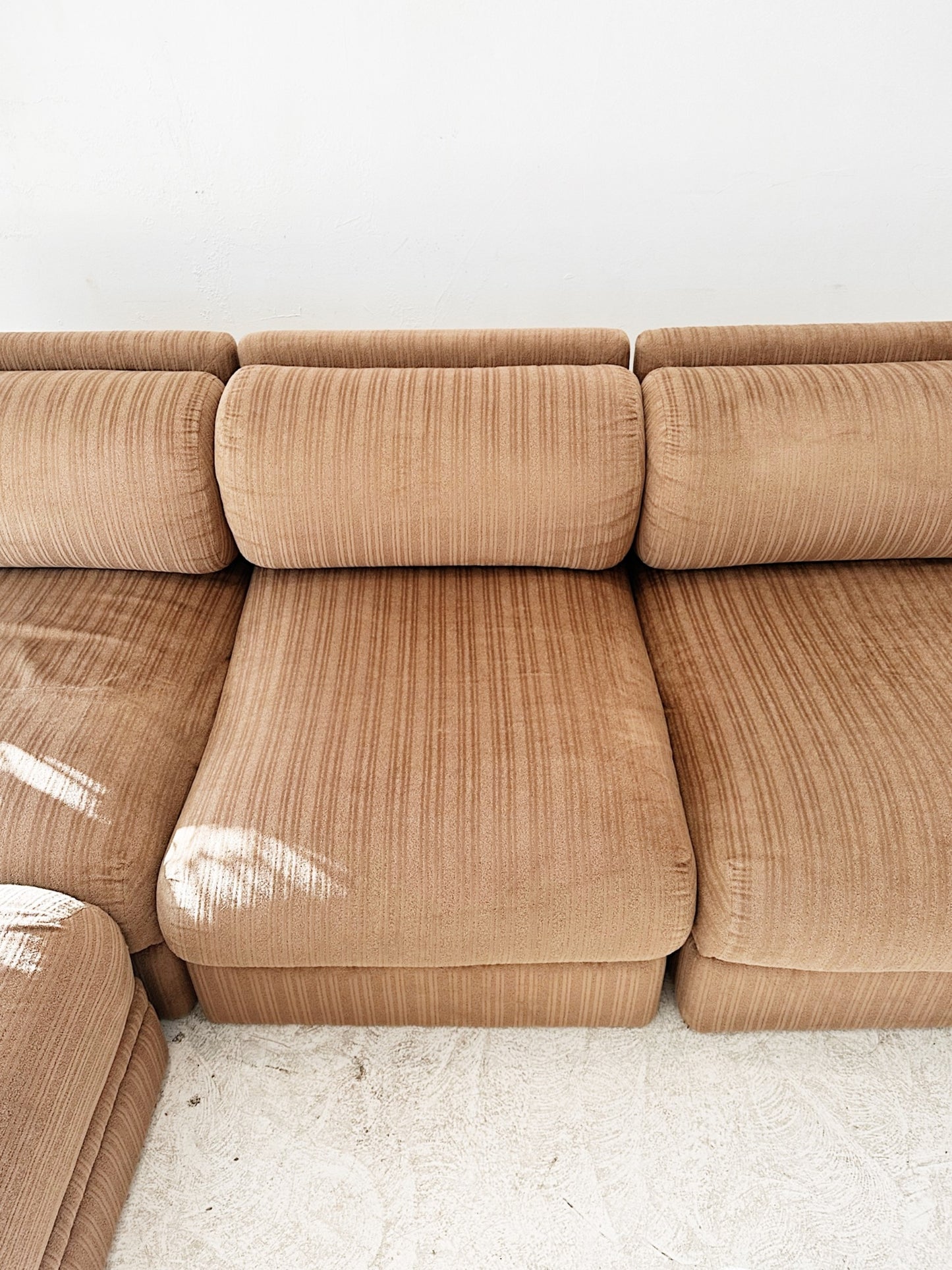 70s Vintage Parker Style Terry Modular Sofa