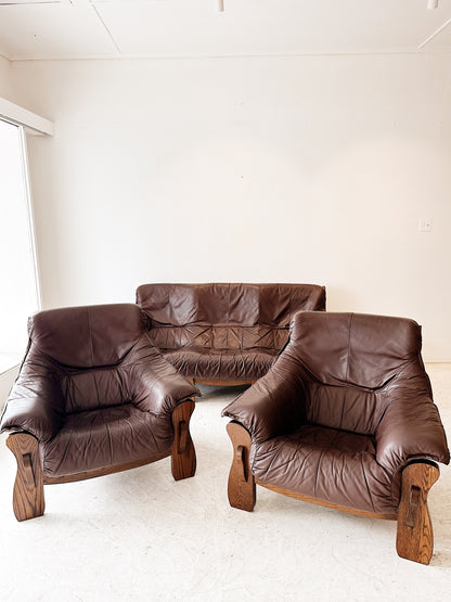 Vintage Percival Lafer style Two Seater Sofa & Armchair