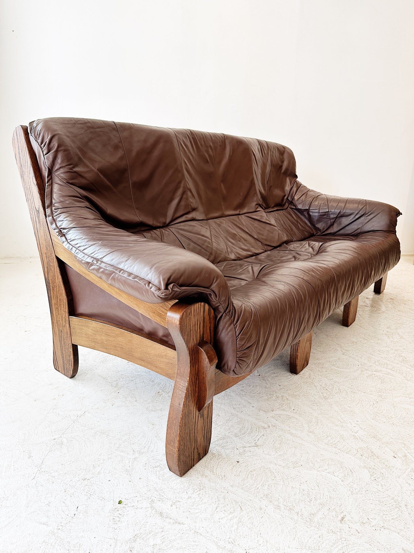 Vintage Percival Lafer style Two Seater Sofa & Armchair