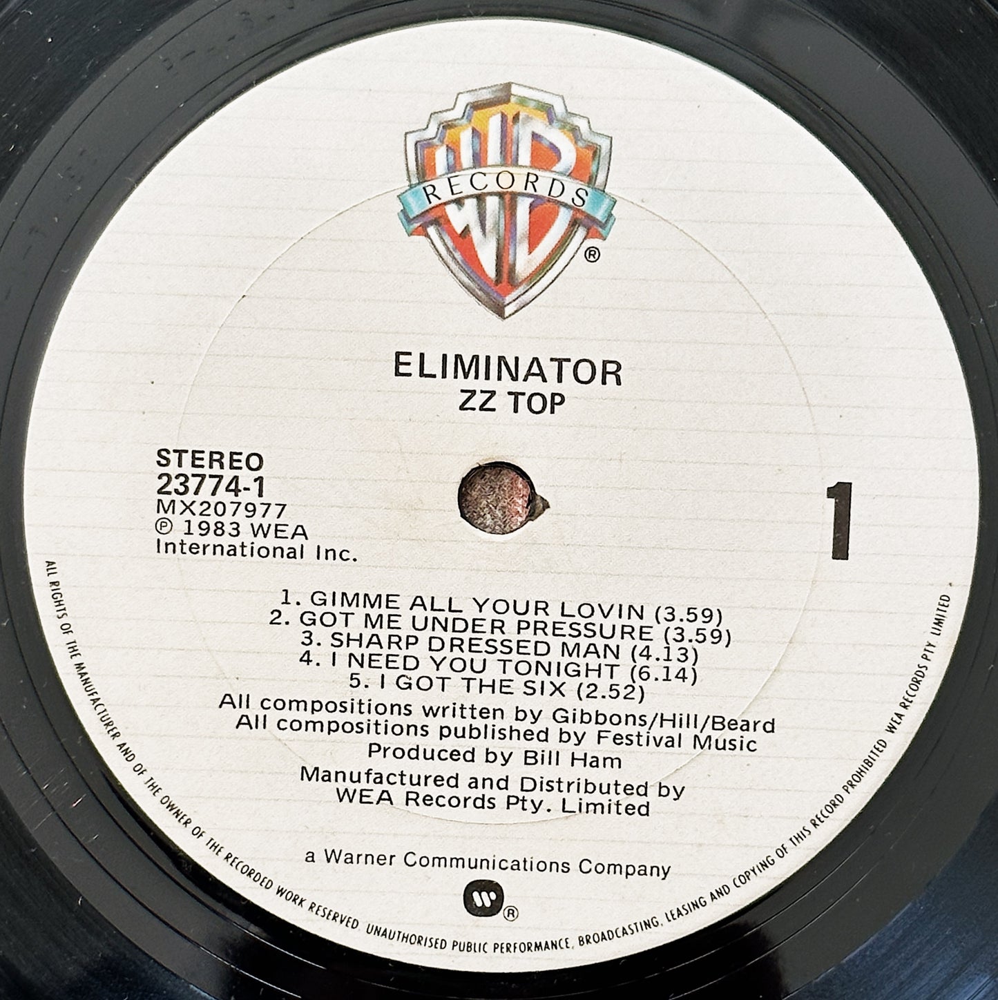 ZZ Top / Eliminator LP