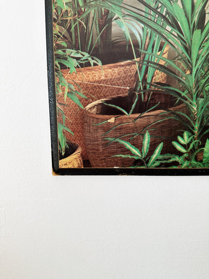 Vintage Greenhouse Block-mount Print