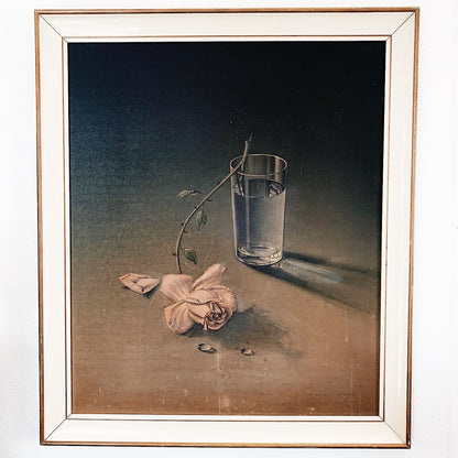 Vladimir Tretchikoff "Weeping Rose" Framed Litho Print