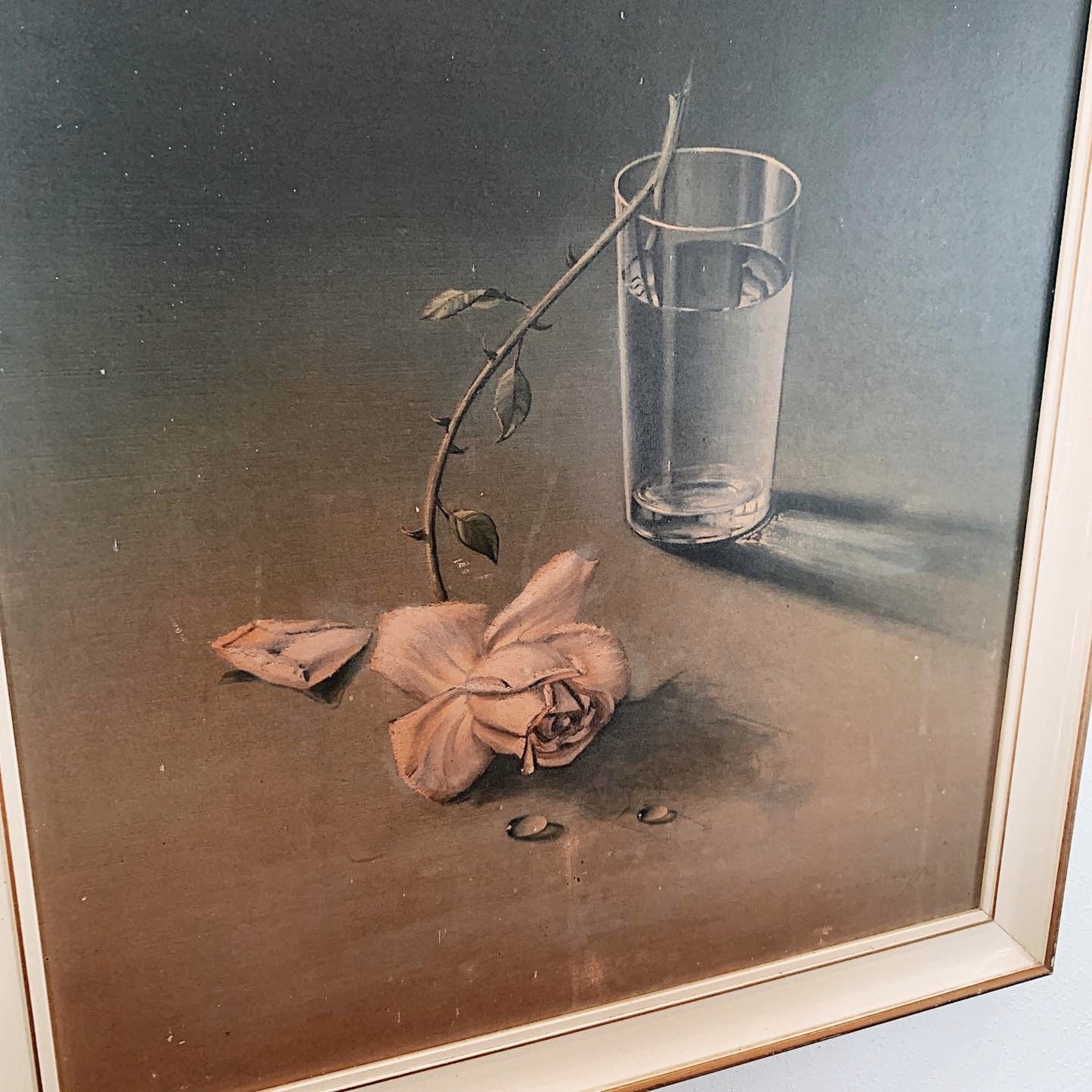 Vladimir Tretchikoff "Weeping Rose" Framed Litho Print
