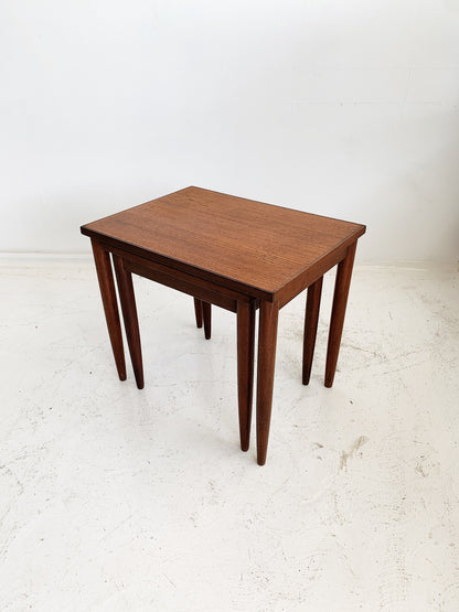 Mid Century Parker Teak Nesting Tables