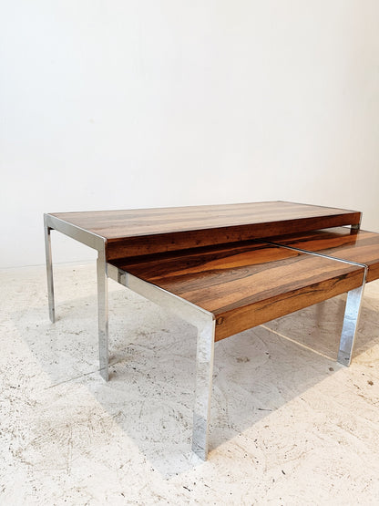 60s Richard Young for Merrow Associates Rosewood Nesting Tables