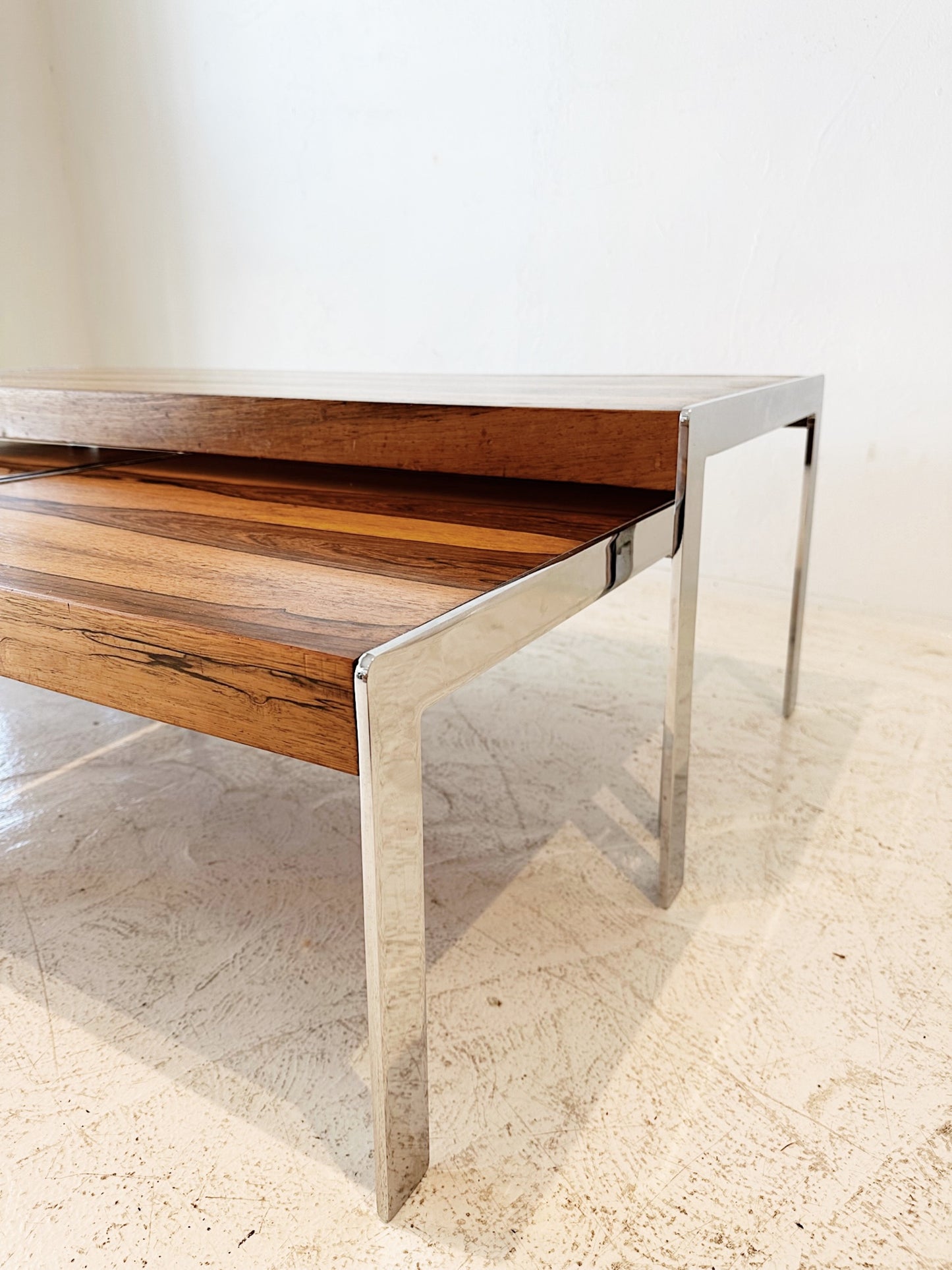 60s Richard Young for Merrow Associates Rosewood Nesting Tables