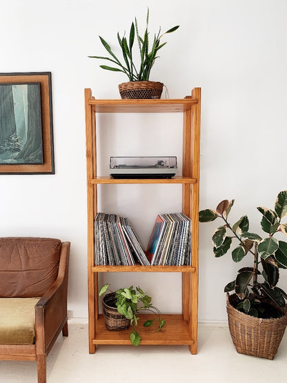 80s Pine Shelving Unit