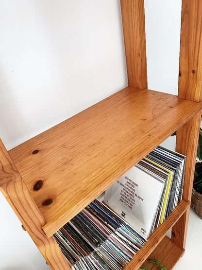 80s Pine Shelving Unit