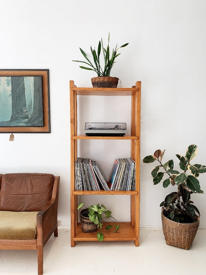 80s Pine Shelving Unit