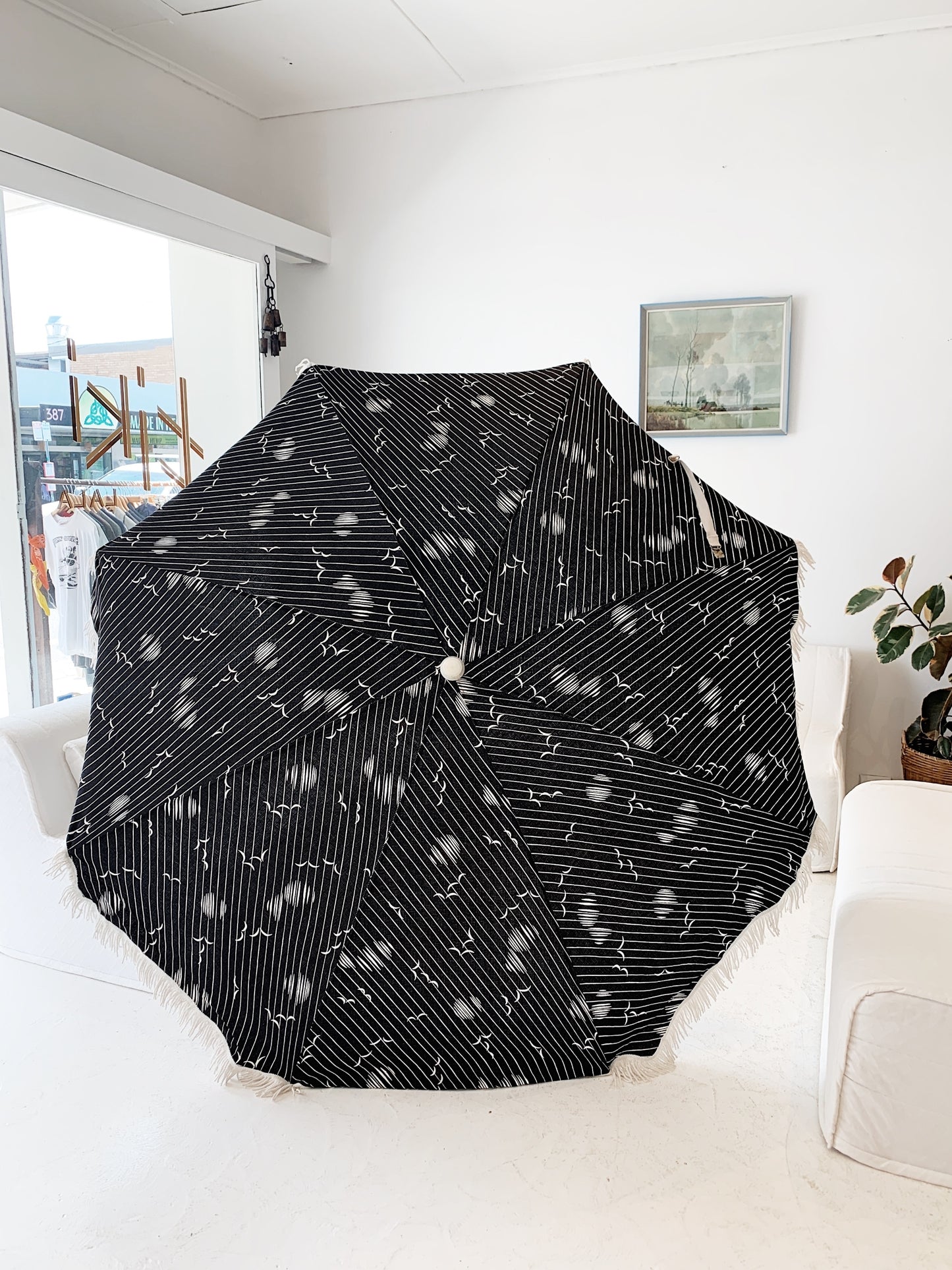 80s Vintage Shelta Beach Umbrella