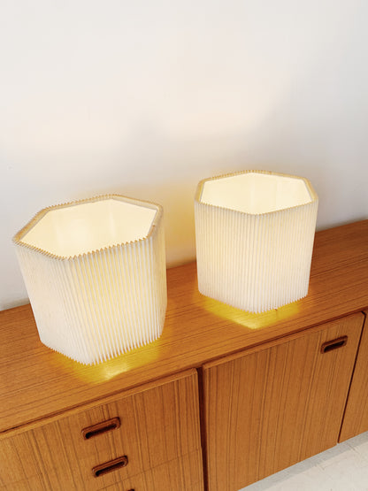 90s Vintage Pleated La La Lamp (2 available)