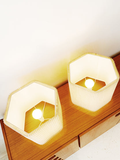 90s Vintage Pleated La La Lamp (2 available)