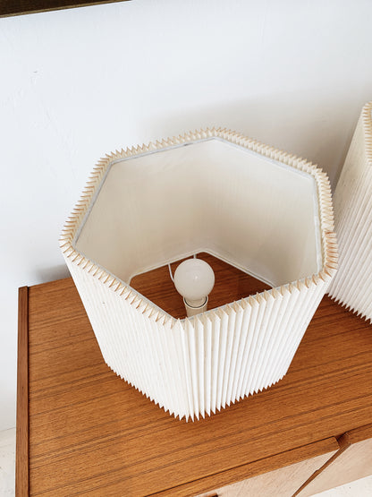 90s Vintage Pleated La La Lamp (2 available)