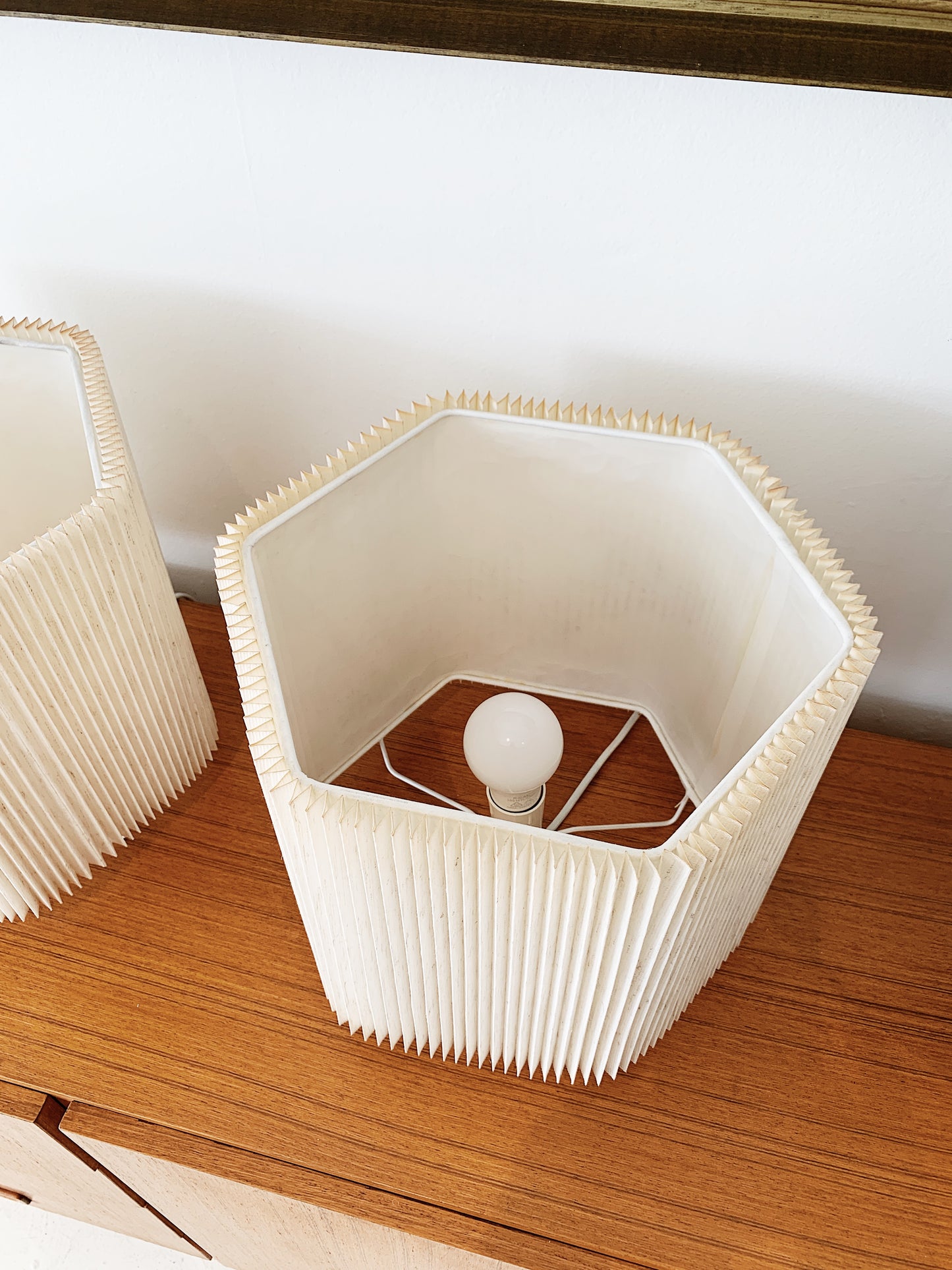 90s Vintage Pleated La La Lamp (2 available)