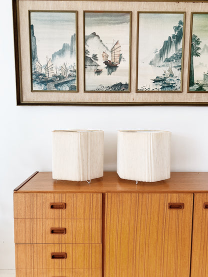 90s Vintage Pleated La La Lamp (2 available)