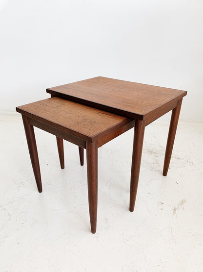 Mid Century Parker Teak Nesting Tables