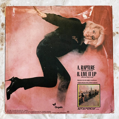 Blondie / Rapture 12" Single