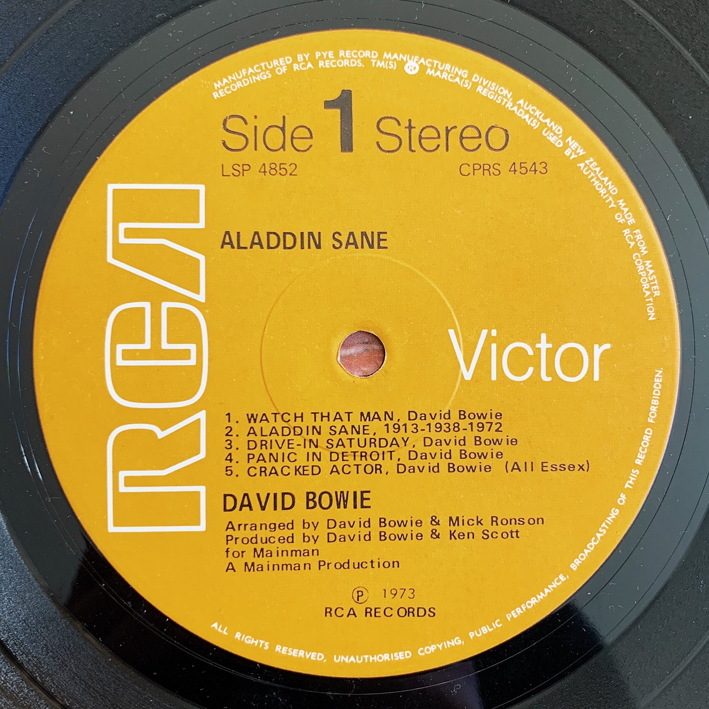 David Bowie / Aladdin Sane LP