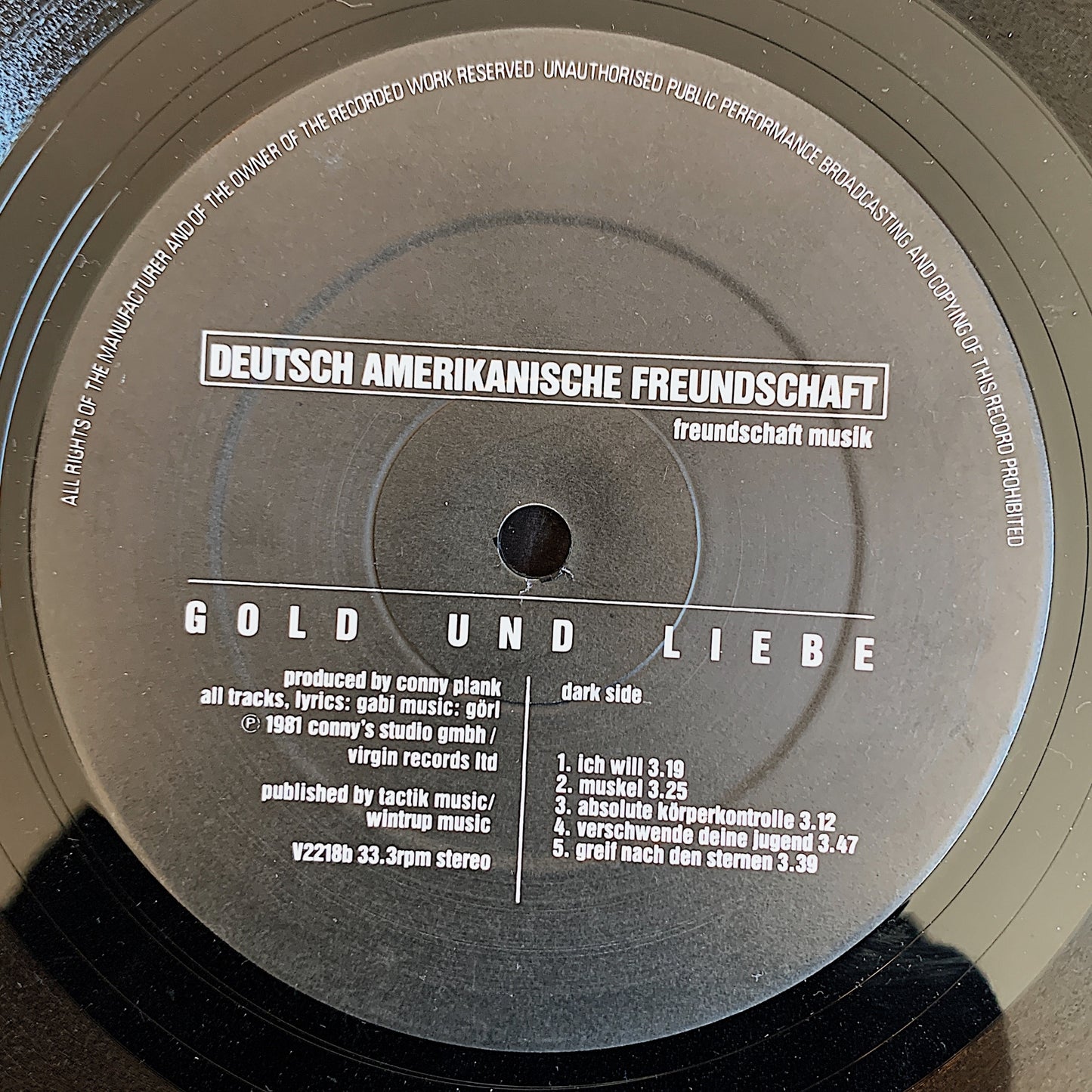 D.A.F. / Gold Und Liebe LP