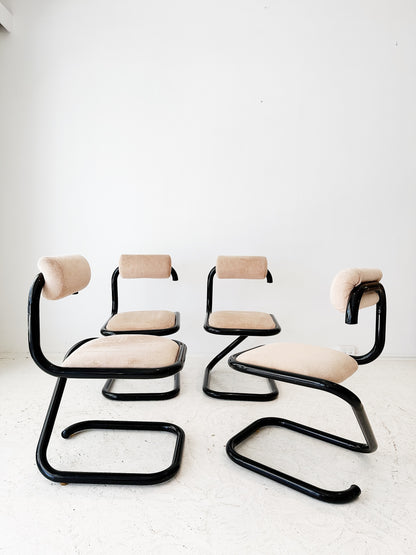 Giotto Stoppino Style Cobra Chairs