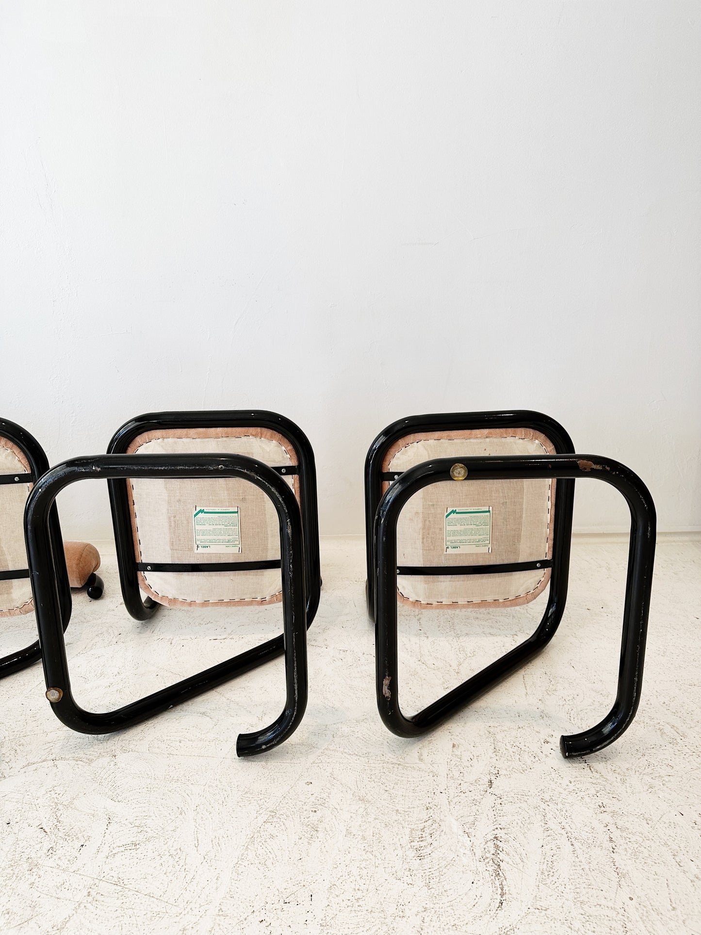 Giotto Stoppino Style Cobra Chairs