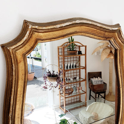 Italian Mid Century Gilt-wood Mirror