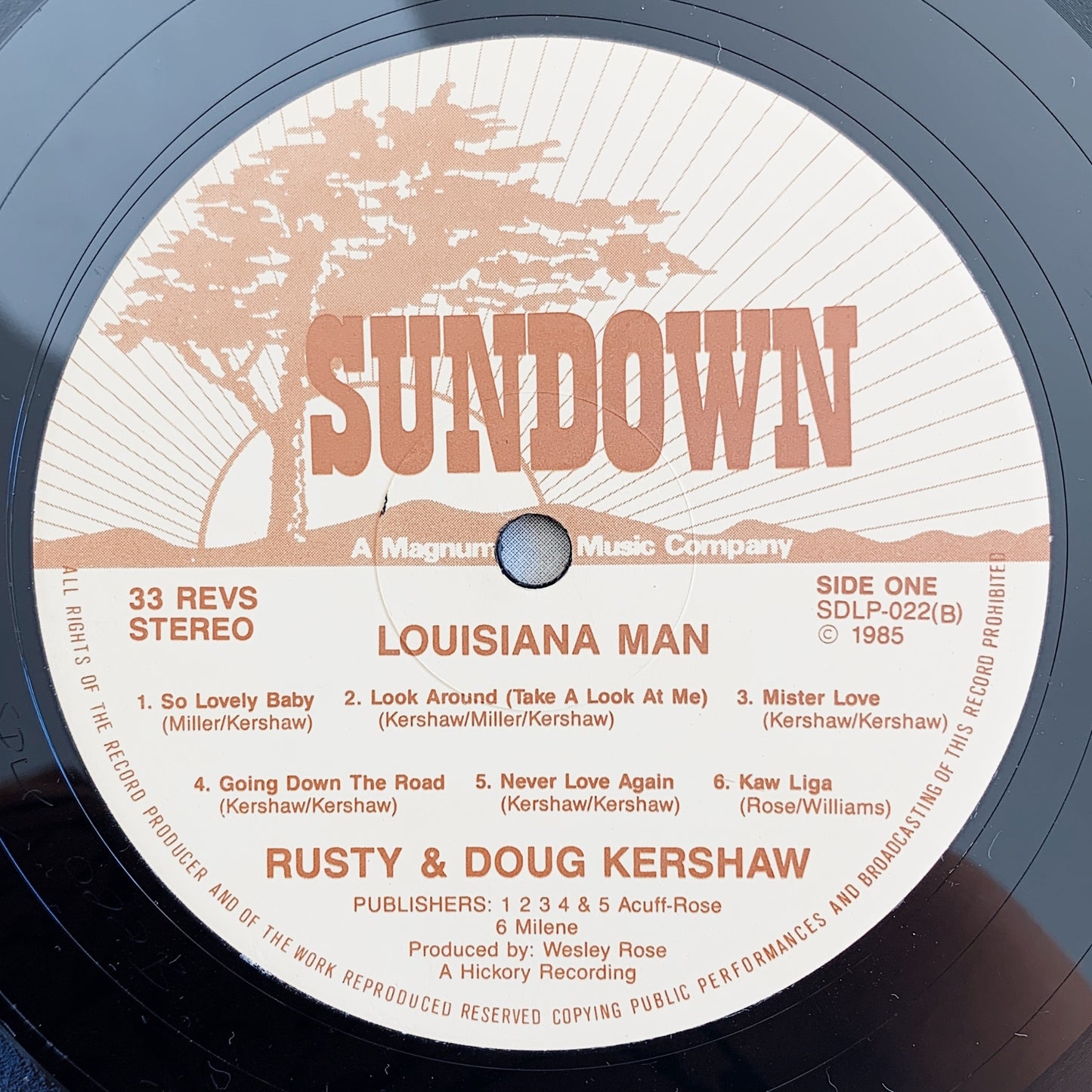 Rusty & Doug Kershaw / Louisiana Man LP