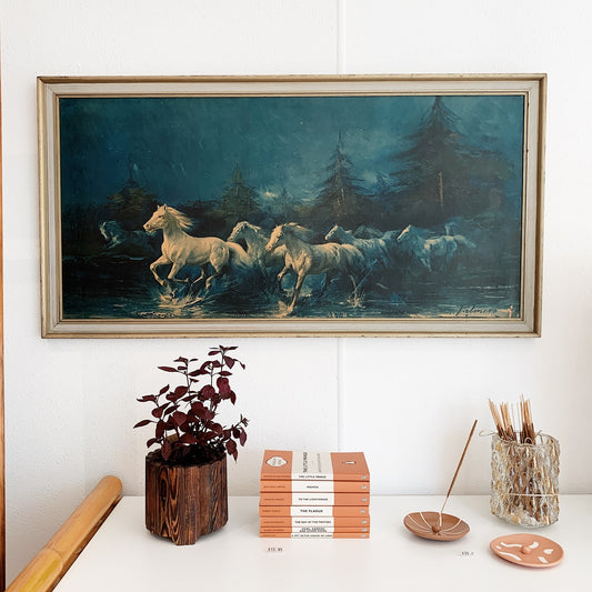 Mid Century Palmero "Horses Of The Night" Print
