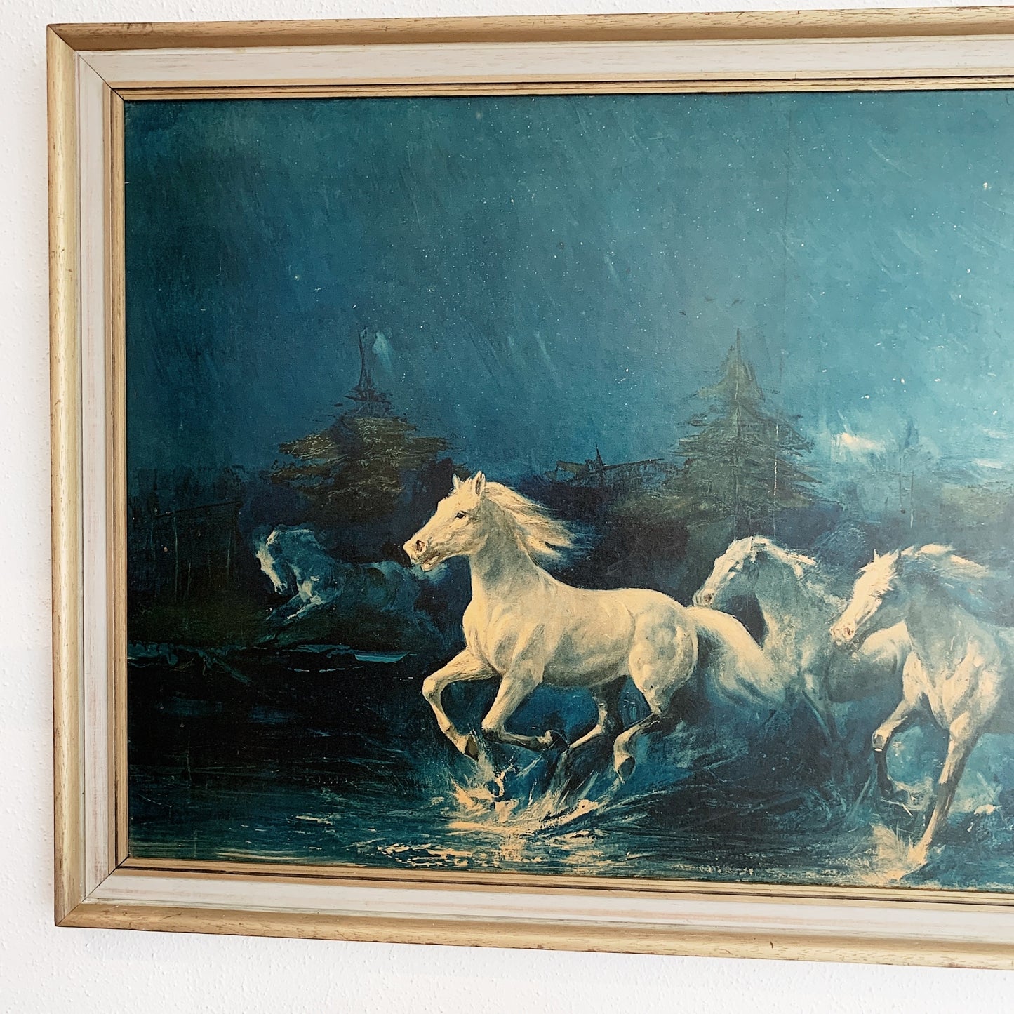 Mid Century Palmero "Horses Of The Night" Print