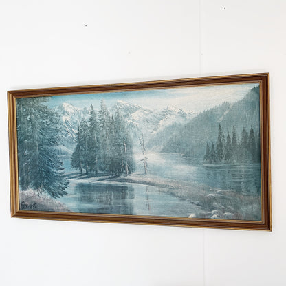 Mid Century Parkhurst "Pine Lake" Print