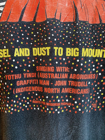 Vintage Midnight Oil / Diesel And Dust To Big Mountain Original 1988 US Tour Tee