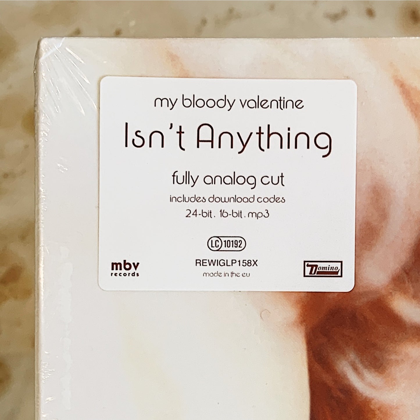 My Bloody Valentine / Isn't Anything Deluxe LP, Tiki La La Vintage Boutique, Ettalong NSW, Hype sticker view