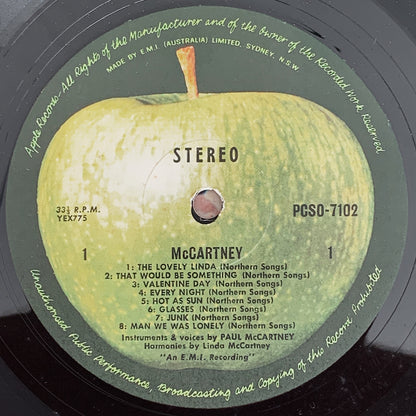 Paul McCartney / McCartney LP